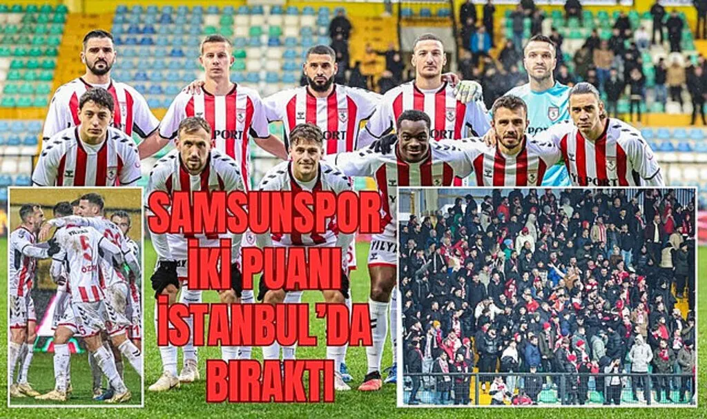İstanbulspor Samsunspor maç sonucu: 1-1