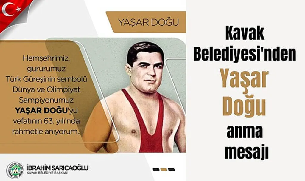 Kavak Belediyesi'nden Yaşar Doğu anma mesajı
