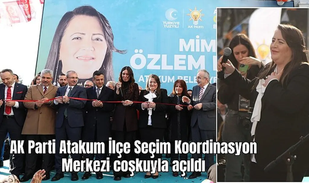 AK Parti Atakum İlçe Seçim Koordinasyon Merkezi coşkuyla açıldı