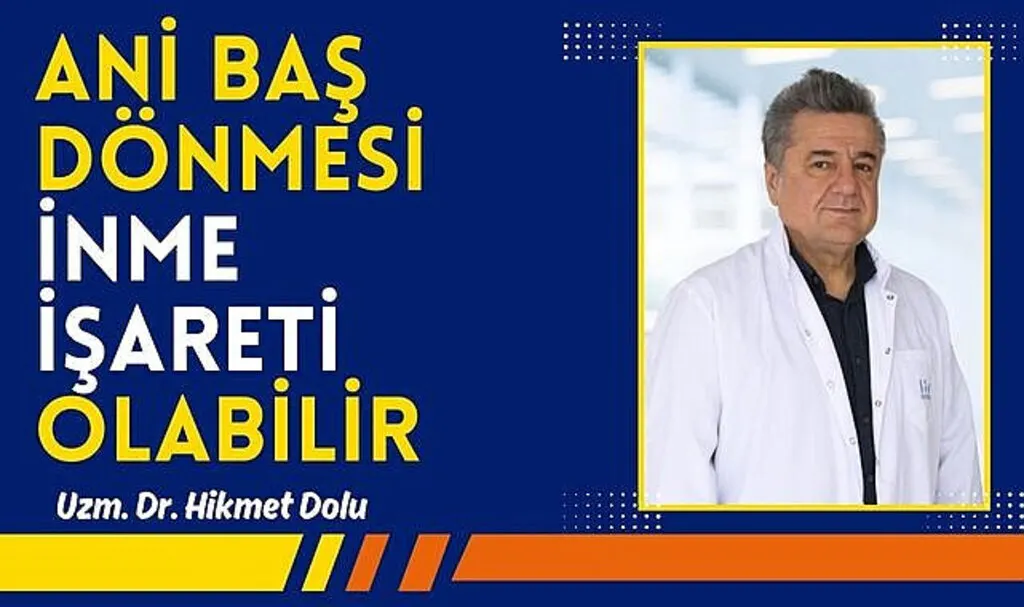 Ani baş dönmesi inme işareti olabilir