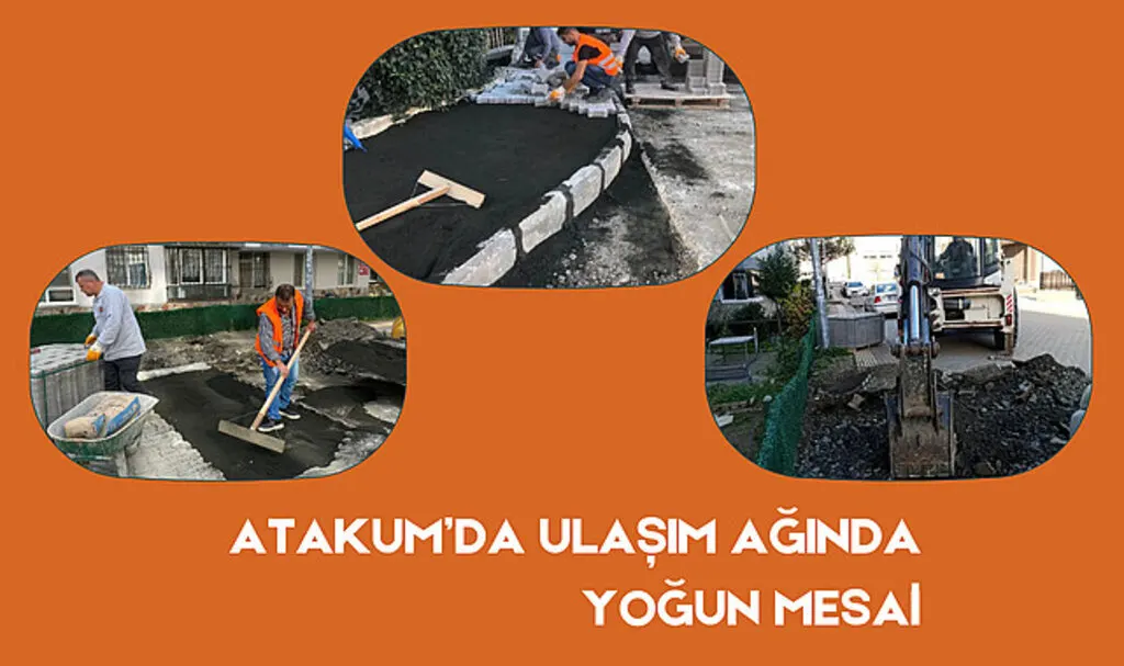 Atakum’da ulaşım ağında yoğun mesai