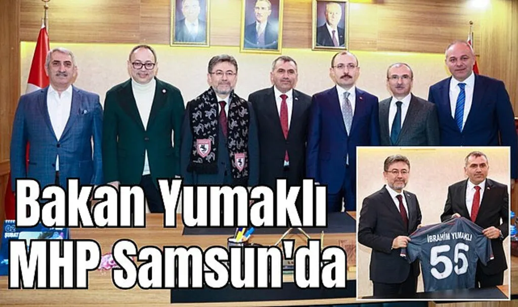 Bakan Yumaklı MHP Samsun'da