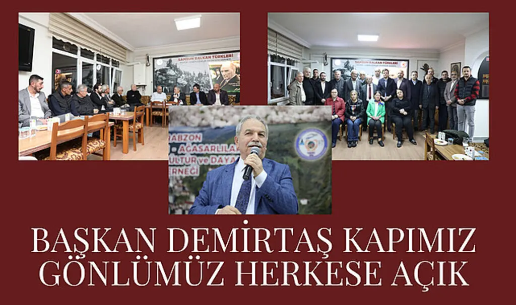 Başkan Demirtaş kapımız, gönlümüz herkese açık
