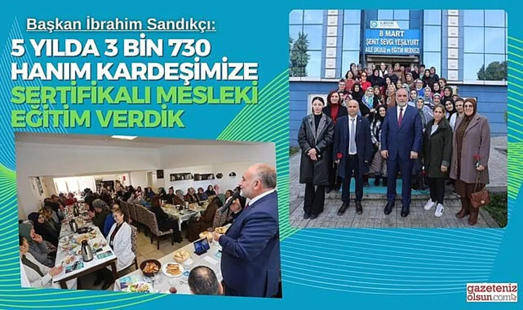 Canik'te Kadınlara Yönelik Eğitimler Devam Ediyor