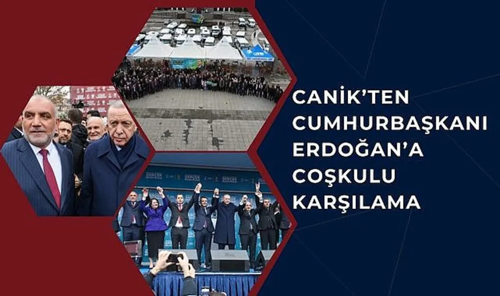 Canik’ten Cumhurbaşkanı Erdoğan’a Coşkulu Karşılama