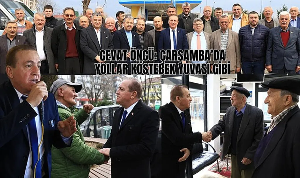 Cevat Öncü Çarşamba'da muhtarlarla bir araya geldi