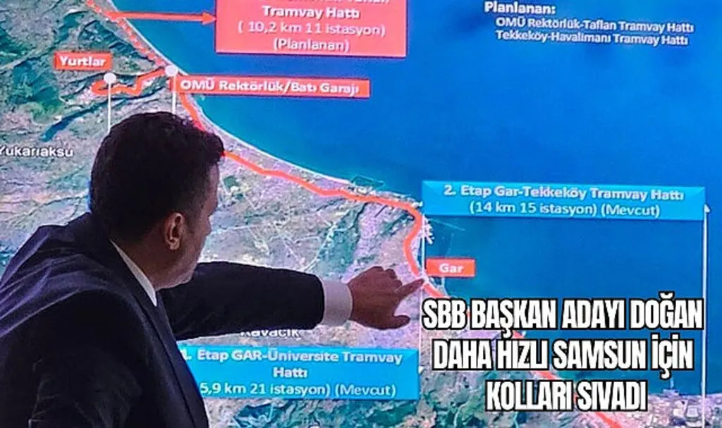 Halit Doğan Samsun’da daha hızlı bir ulaşım için kolları sıvadı