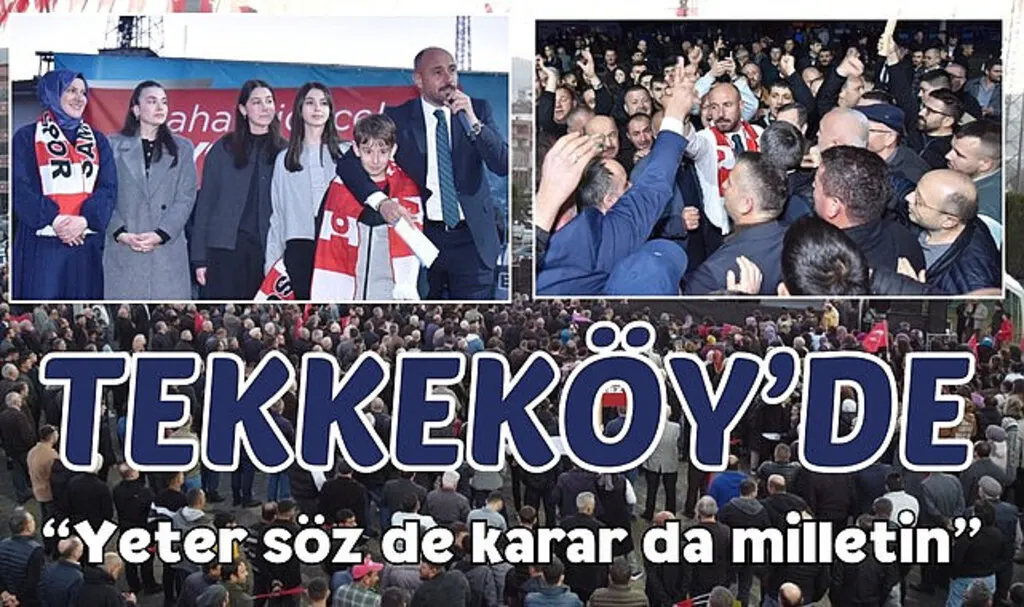 Hasan Togar, 'Yeter söz de karar da milletin'dir dedi