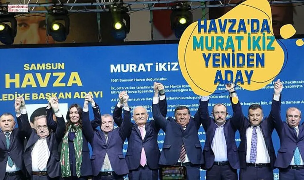 Havza'da Murat İkiz Yeniden Aday Oldu