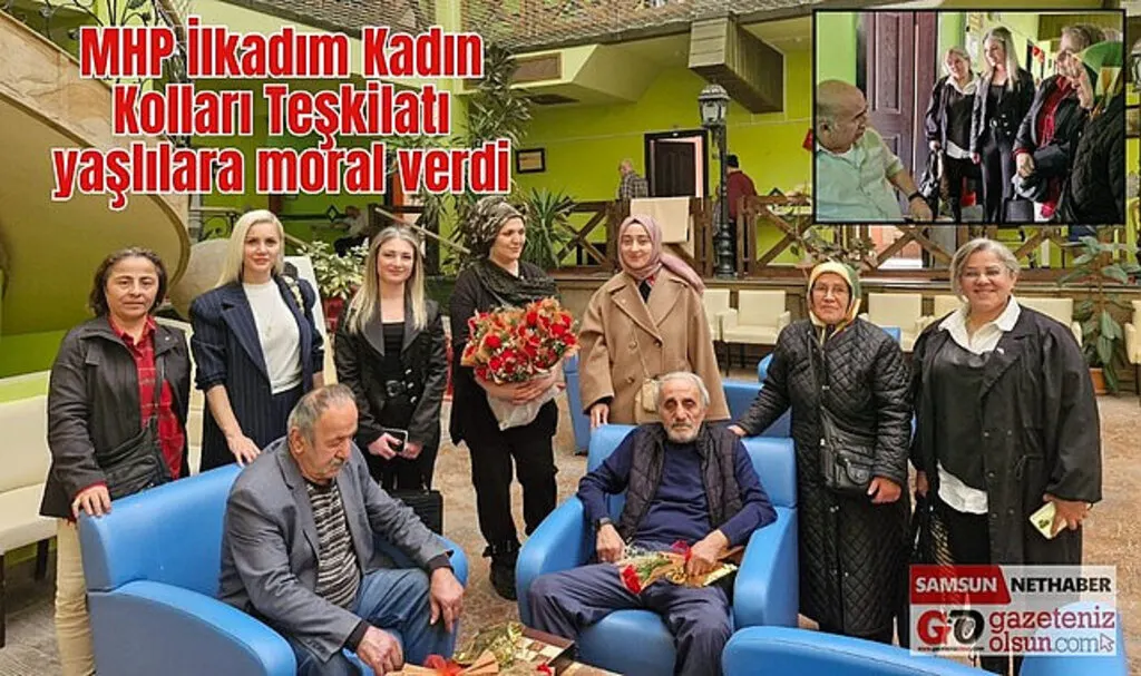 MHP İlkadım Kadın Kolları Teşkilatı yaşlılara moral verdi