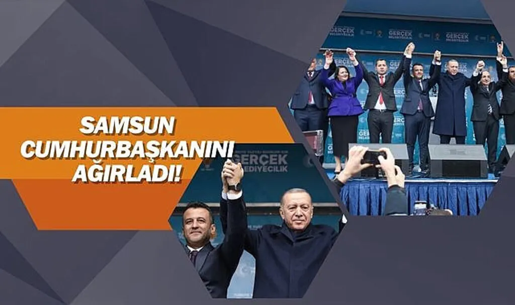 Samsun Cumhurbaşkanını ağırladı!