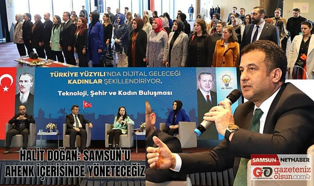 Samsun'da Teknoloji, Şehir ve Kadın Buluşması Programı