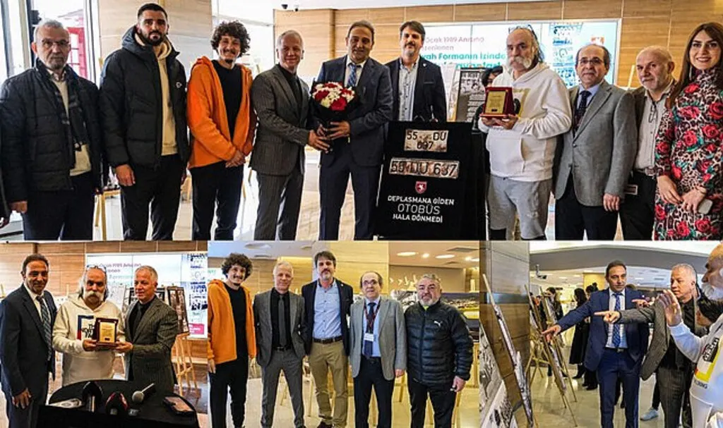 Samsunspor fotoğraf sergisi VM Medical Park Samsun Hastanesi'nde açıldı