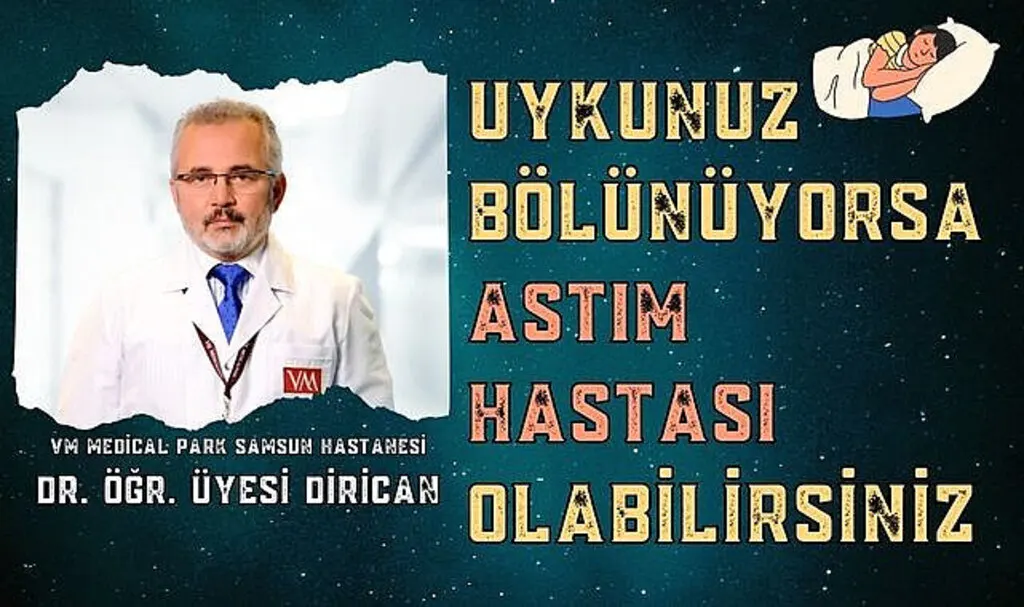 Uykunuz bölünüyorsa astım hastası olabilirsiniz!