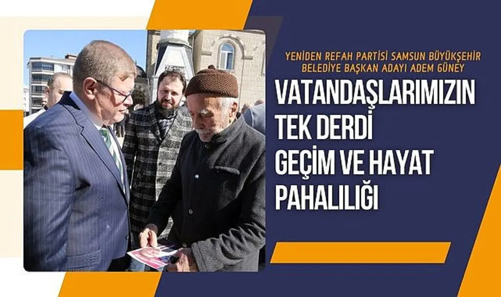 YRP Büyükşehir Belediye Adayı Güney Vatandaşların Derdini Dinledi