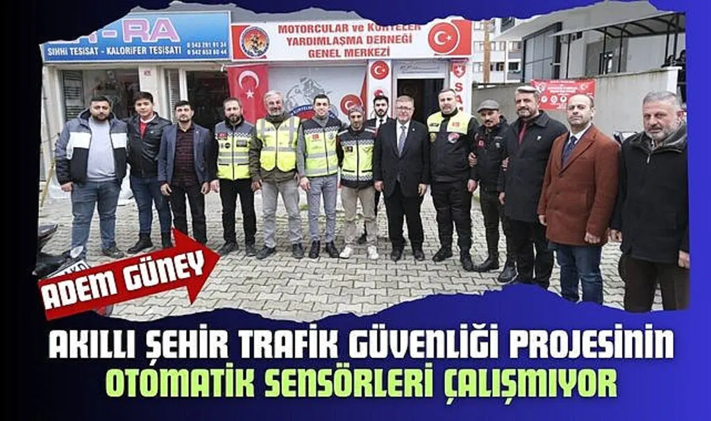 Adem Güney: Akıllı Şehir Trafik Güvenliği Projesinin Otomatik Sensörleri Çalışmıyor