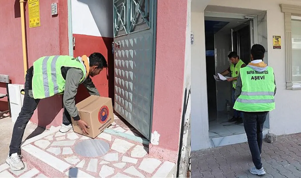 Bafra Belediyesi'nden ihtiyaç sahiplerine Ramazan yardımı