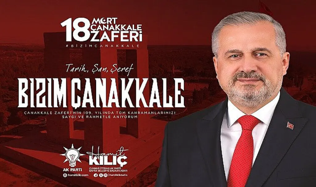 Başkan Hamit Kılıç'tan 18 Mart Mesajı
