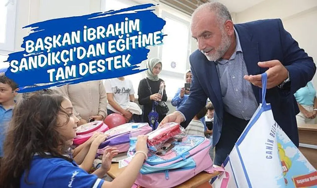 Başkan İbrahim Sandıkçı'dan Eğitime Tam Destek 