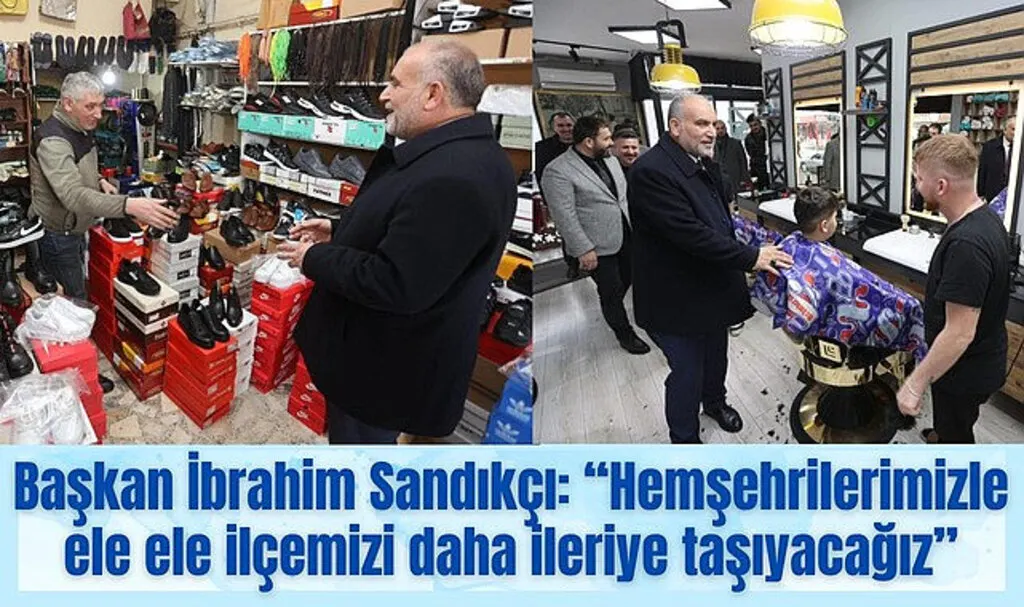 Başkan İbrahim Sandıkçı: Hemşehrilerimizle ele ele ilçemizi daha ileriye taşıyacağız