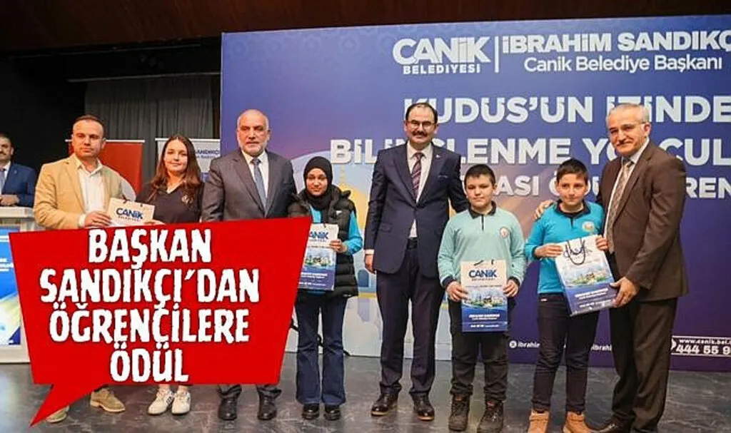 Başkan Sandıkçı’dan Öğrencilere Ödül 