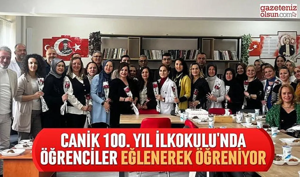 Canik 100. Yıl İlkokulu'nda Öğrenciler Eğlenerek Öğreniyor