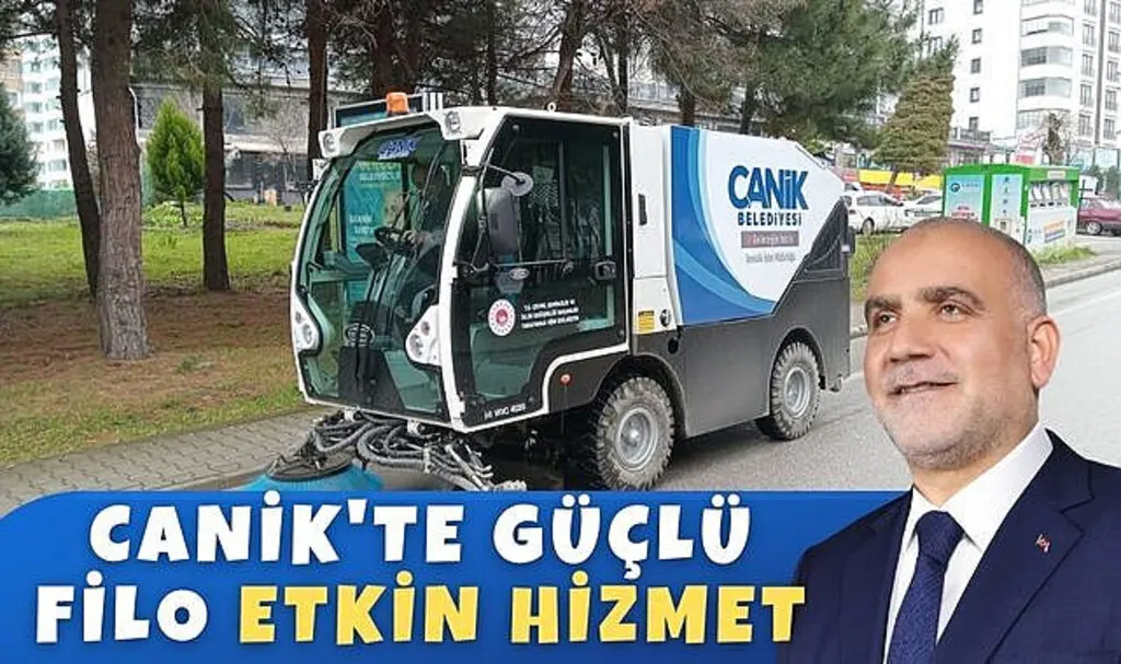 Canik Belediyesi yeni temizlik araçlarıyla araç filosuna güç kattı