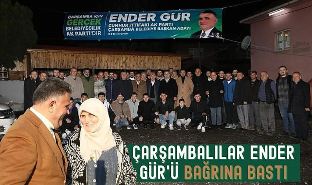 Çarşambalılar Ender Gür'ü Bağrına Bastı