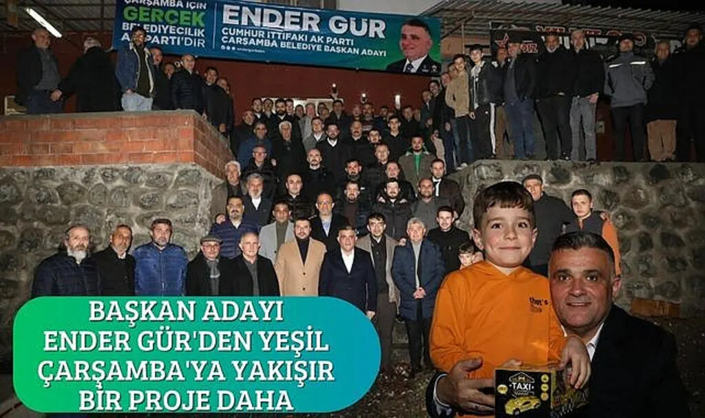 Ender Gür: Yeşil Çarşamba daha da yeşillenecek