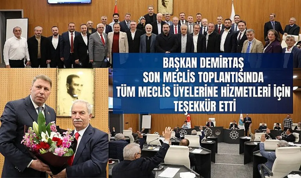 İlkadım Belediyesi'nde son meclis toplantısı yapıldı