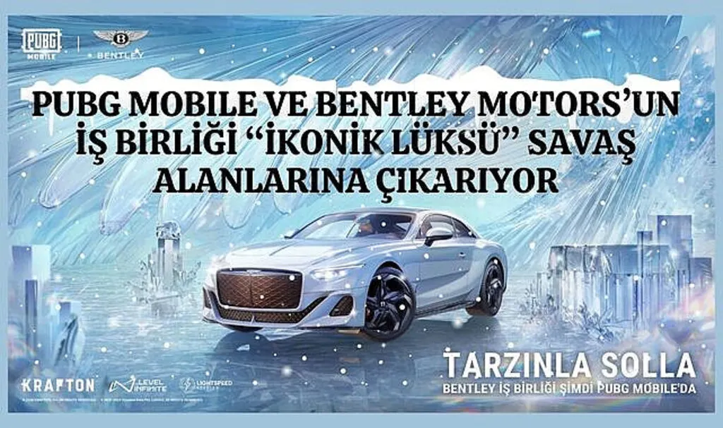 PUBG MOBILE VE Bentley Motors’un iş birliği ikonik lüksü savaş alanlarına çıkarıyor