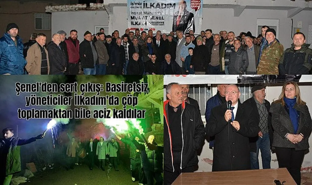 Şenel'den sert çıkış: Basiretsiz yöneticiler İlkadım'da çöp toplamaktan bile aciz kaldılar