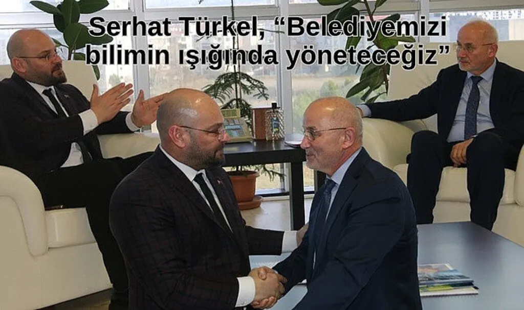 Serhat Türkel OMÜ Rektörü Yavuz Ünal'ı ziyaret etti