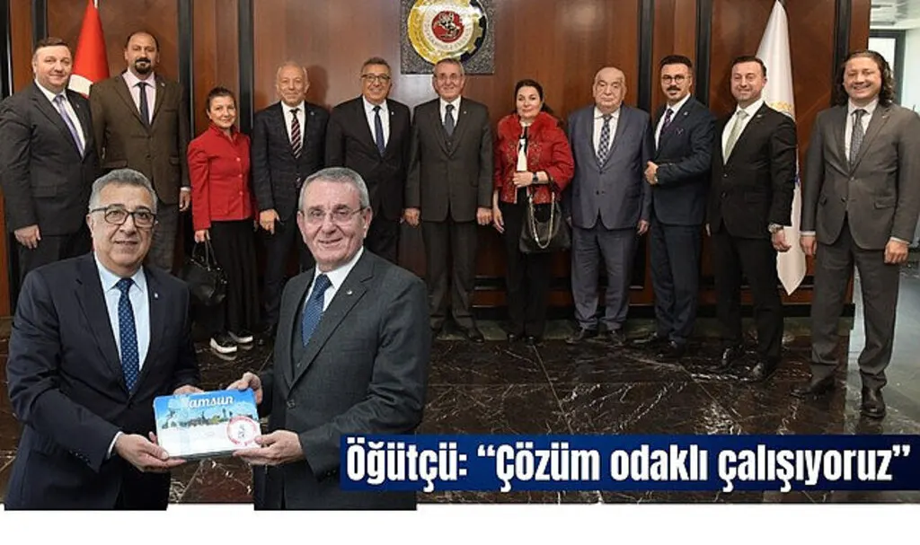 SMMMO’dan Samsun TSO Başkanı Murzioğlu’na ziyaret
