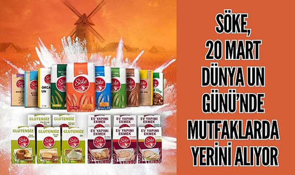 Söke Un Dünya Un Günü'nde mutfaklarda yerini alıyor