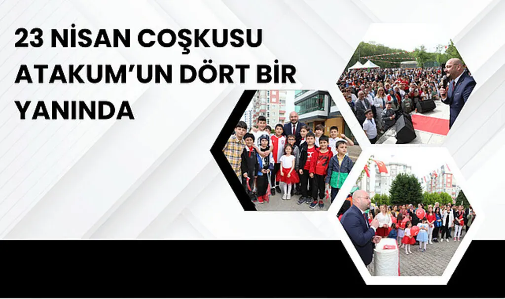 23 Nisan coşkusu Atakum’un dört bir yanında