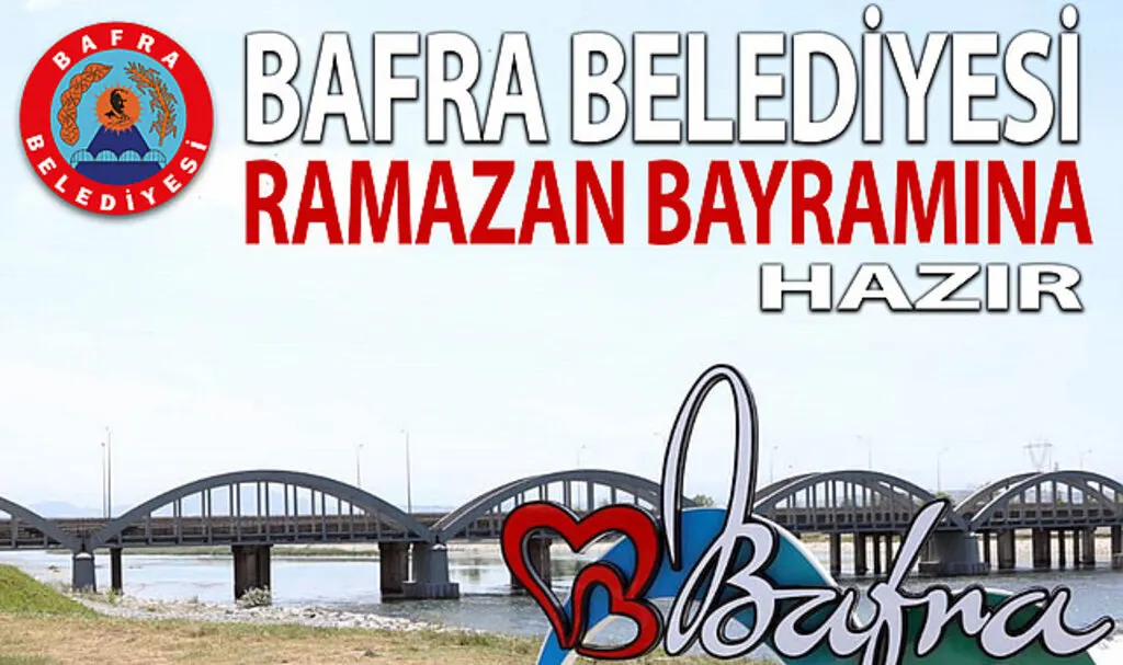 Bafra Belediyesi Ramazan Bayramına hazır