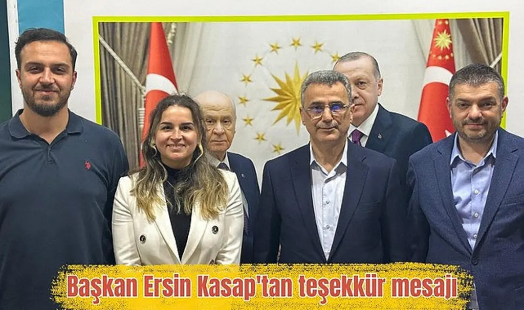 Başkan Ersin Kasap'tan teşekkür mesajı
