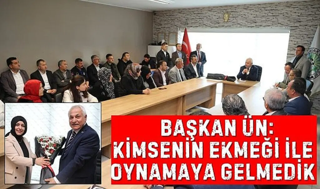 Başkan Şerif Ün: Kimsenin Ekmeği İle Oynamaya Gelmedik