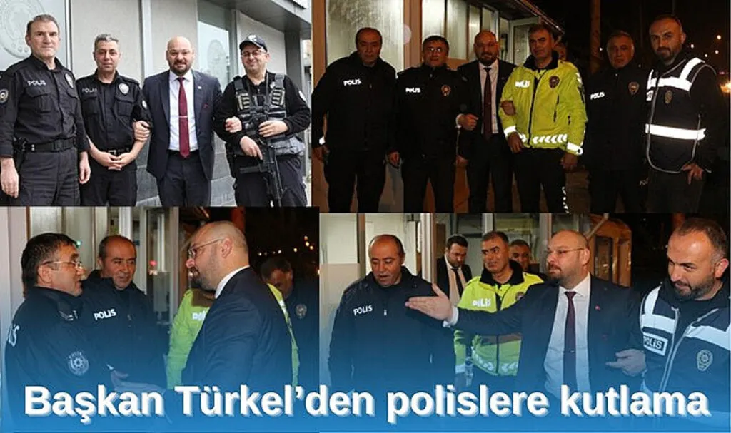 Başkan Türkel emniyet mensuplarıyla bayramlaştı