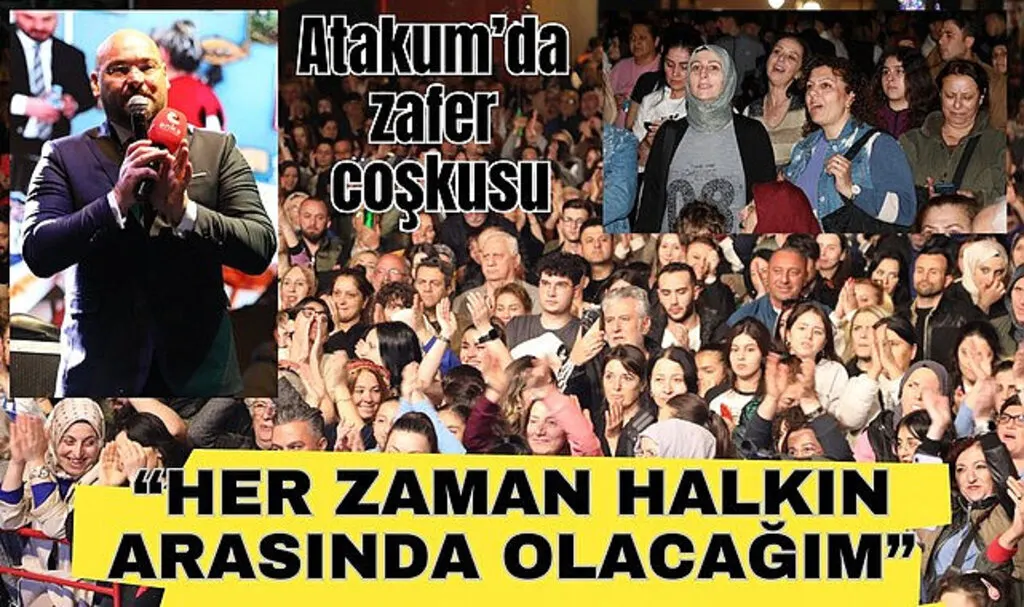 Başkan Türkel seçim zaferini Atakumlularla kutladı