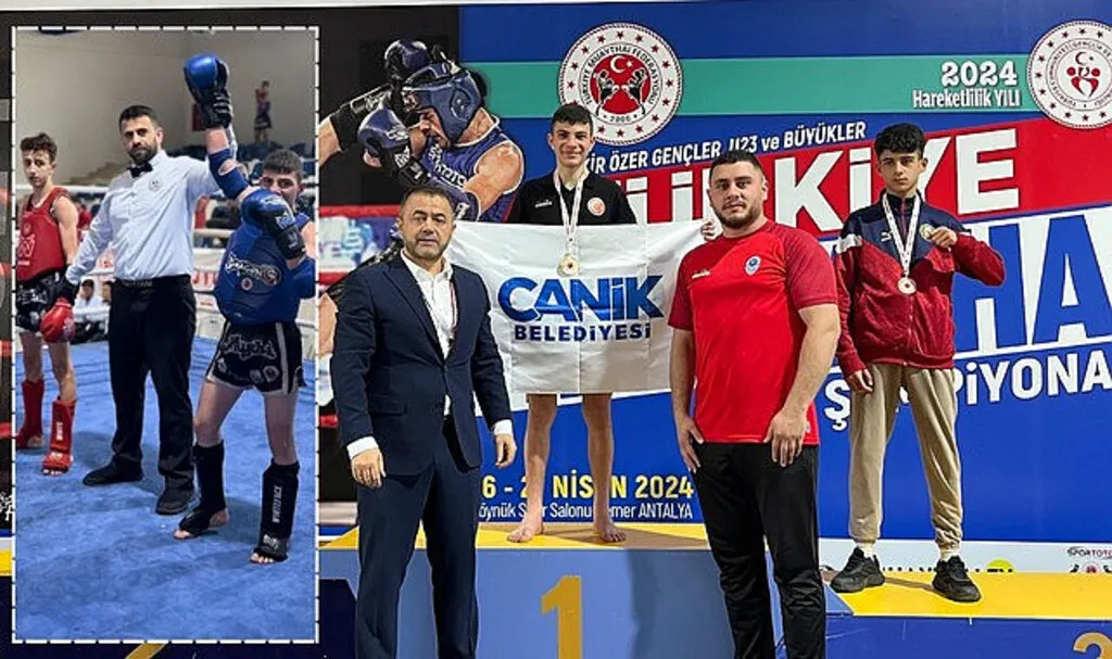 Canik Belediyespor Kulübü sporcusu Yiğit Keskin Türkiye şampiyonu oldu