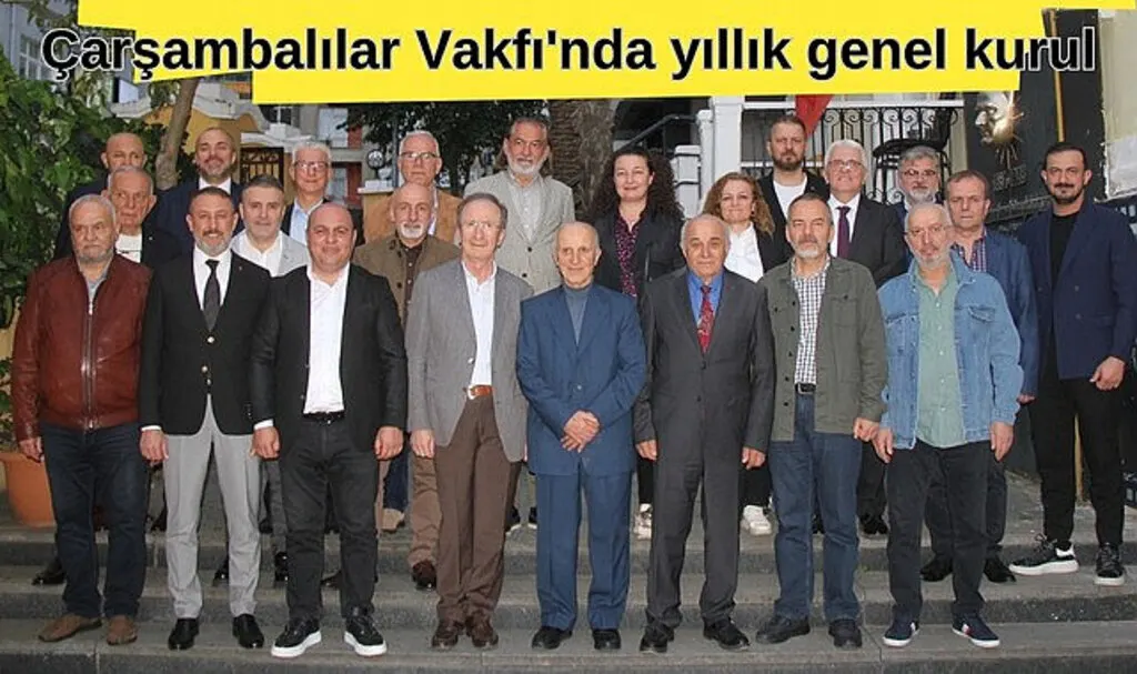 Çarşambalılar Vakfı'nda yıllık genel kurul yapıldı