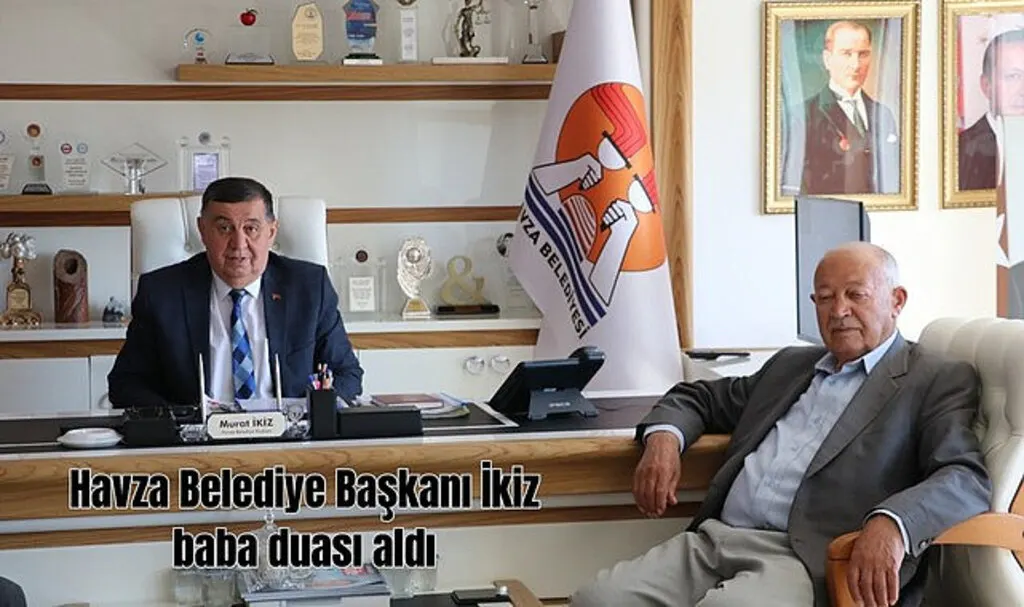 Havza Belediye Başkanı İkiz baba duası aldı
