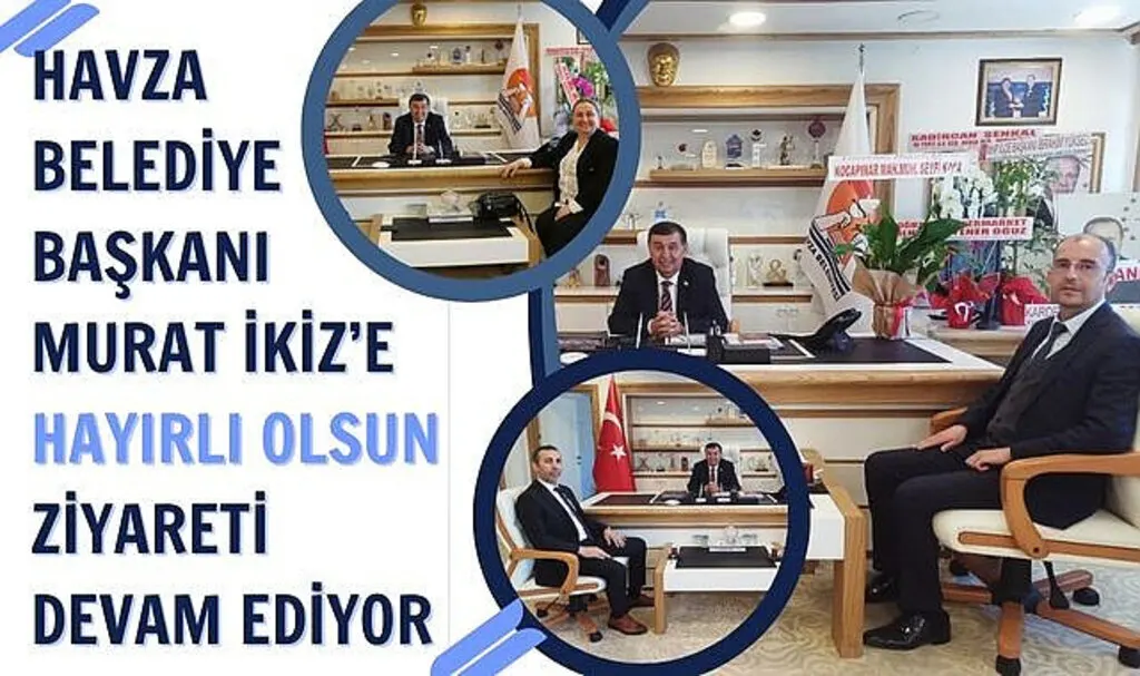 Havza Belediye Başkanı İkiz’e hayırlı olsun ziyareti devam ediyor