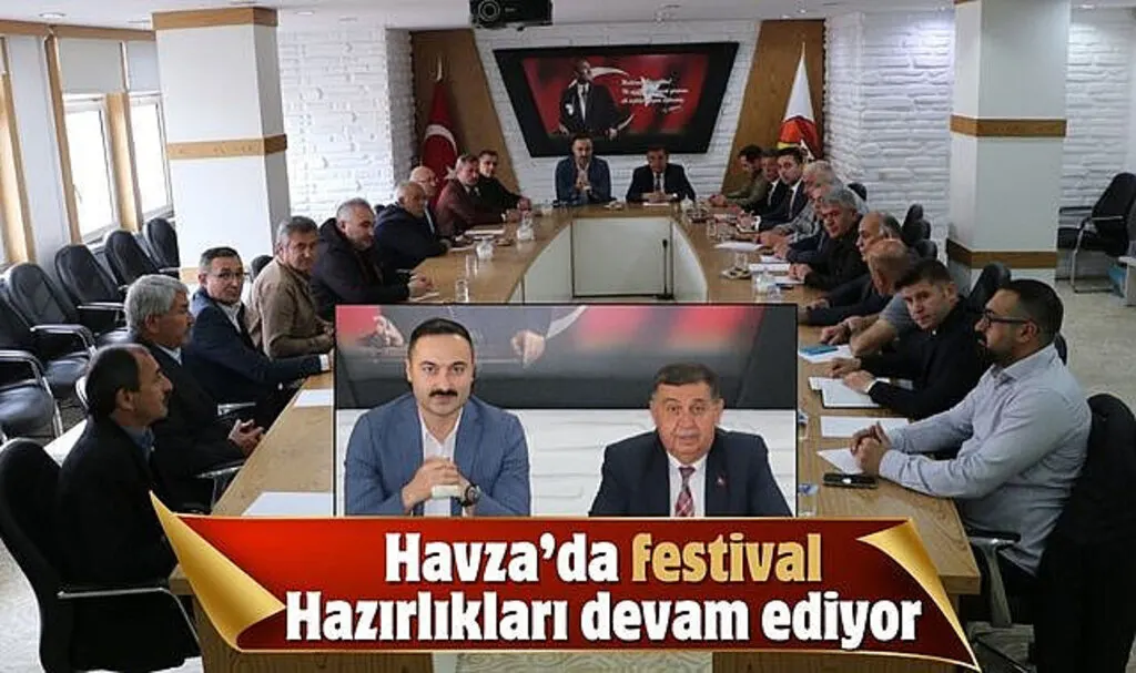 Havza’da festival hazırlıkları devam ediyor