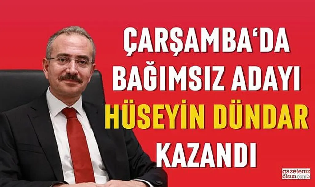 Hüseyin Dündar Çarşamba Belediye Başkanı Oldu