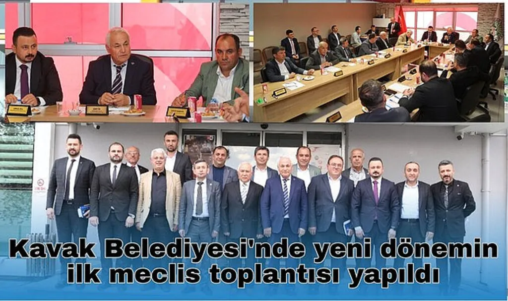 Kavak Belediyesi'nde meclis üyelerinin görev dağılımı yapıldı