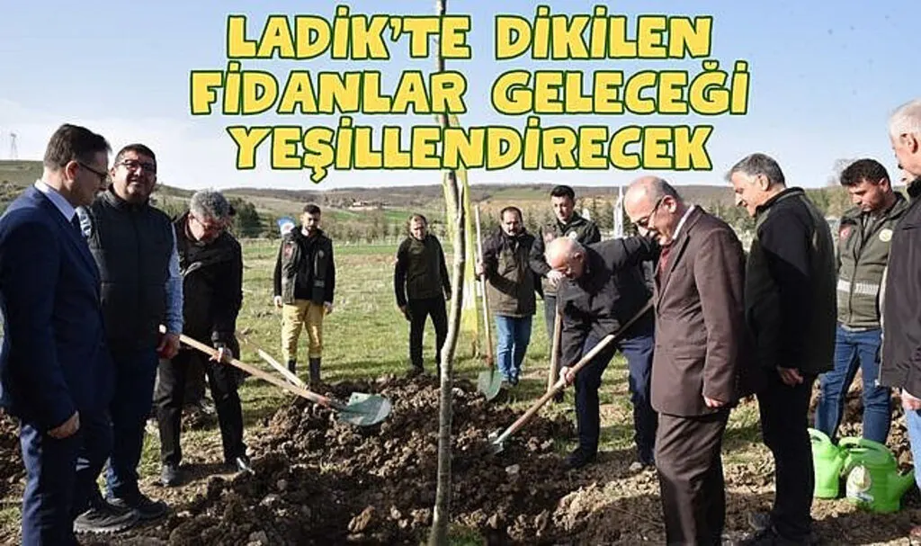 Ladik’te Dikilen Fidanlar Geleceği Yeşillendirecek