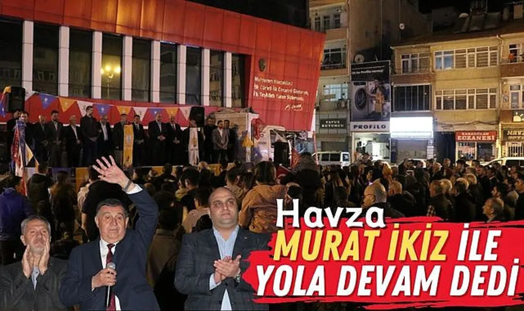 Murat İkiz Yeniden Havza'ya Başkan Oldu